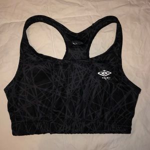 Black sports bra